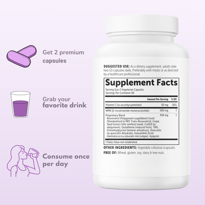 Levorya NMN Complex 1,000mg