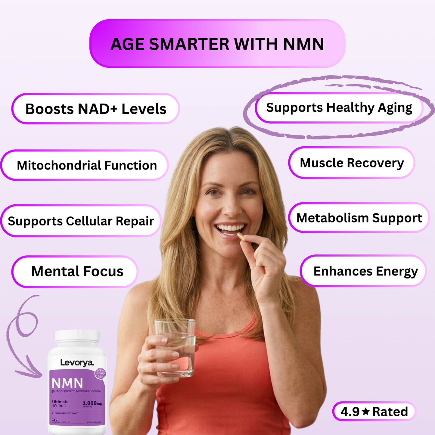 Levorya NMN Complex 1,000mg